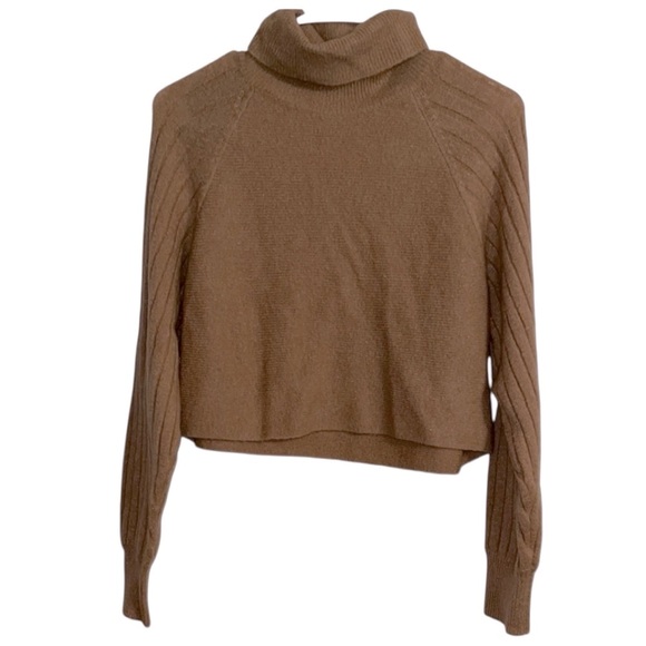 🌹Lush Cozy Brown Turtleneck Sweater - Picture 1 of 5